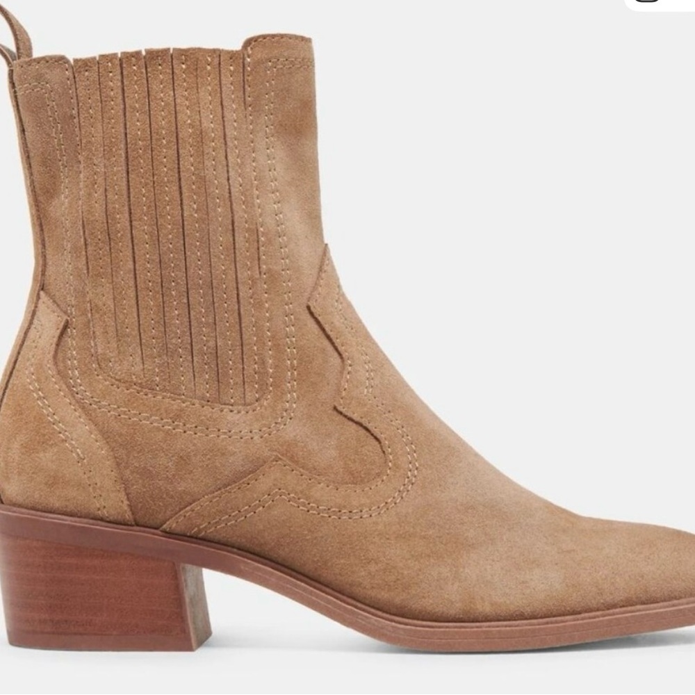 Dolce Vita Camel Ankle Booties